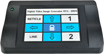 DCG-200M digital crosshair generator - CLICK for larger view
