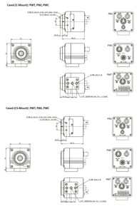 Sentech STC-600 series case options - CLICK for larger view