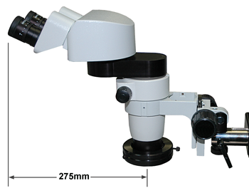 SPZ 1000 with extender optical module - Fits Nikon SMZ and our SPZ series for improved operator inspection posture